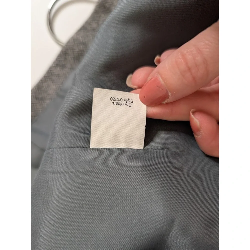 J Crew Blazer Jacket Pockets Gray Womens 61220 Wool Blend Classic Career Work‎